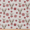 Printed Cotton CERBICHE2 Ecru / Red